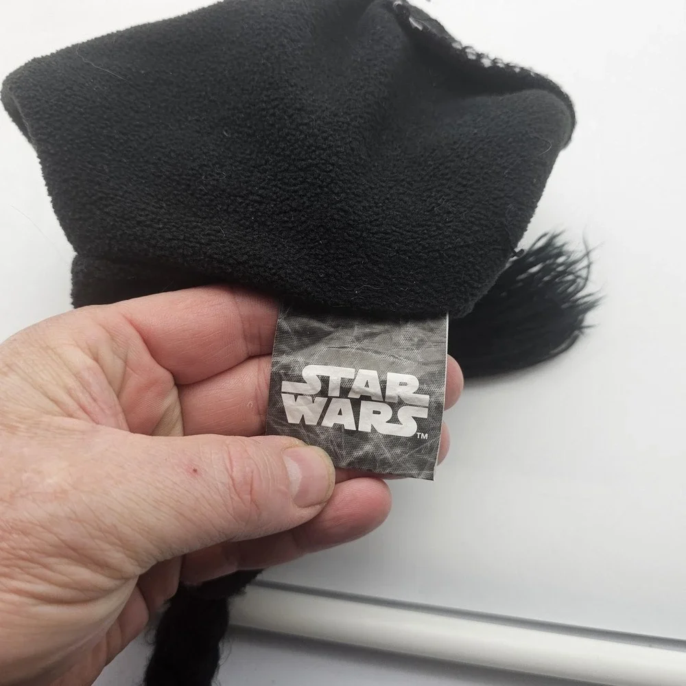 Star Wars‎ Stormtrooper Hat Trapper Boys One Size White Ear Flap Winter Tassel